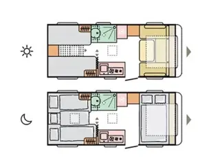 2026 - Adria Adora 532 UL   NYHED! Enkeltsenge m/ udtræk og elevation, rundsidde-gruppe, panorama-vindue, Truma Combi 6E, tv-holder, SmartBox opbevaring