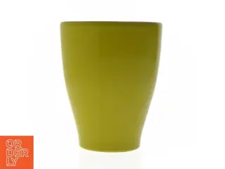 Grøn vase (str. Ø. 13,5 cm. længde. 17 cm)