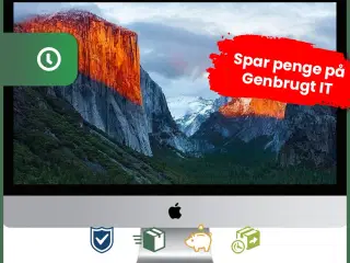 27" Apple iMac 5K - Intel i7 6700K 4,0GHz 1TB Fusion Drive 16GB (Late-2015) - Grade B - stationær computer