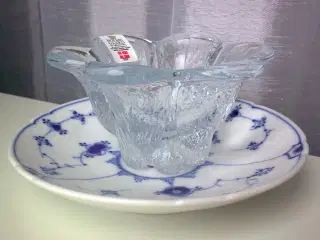 Holmegaard 10 stk. SW æg is glas blomst KREA