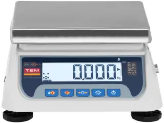 Bordvægt – certificeret – 6 kg / 2 g – LCD