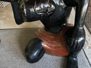 Bord træfigurer med aftagelig glasplade