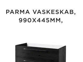 Stromberg Parma Sort Vaskeskab 99 x 50 x 45