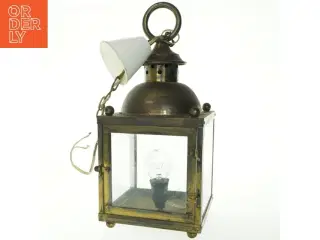 Vintage lanterne med indbygget lampe (str. 43x20 cm)
