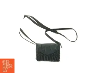Sort skuldertaske (str. 14x11 cm)