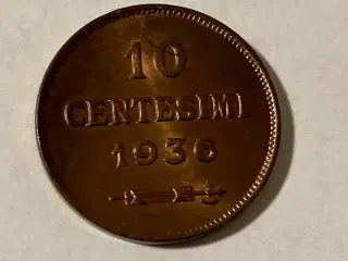 10 Centesimi 1936 San Marino