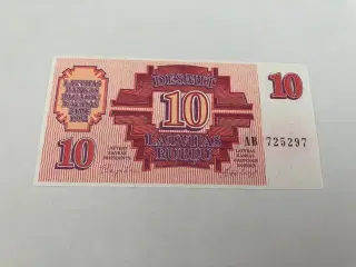 10 Rubli Latvia 1992