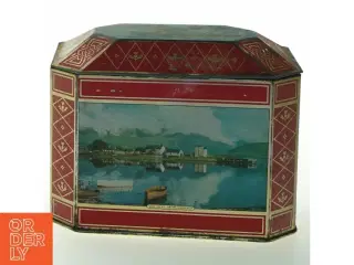 Vintage Melrose&#39;s te dåse fra Melrose (str. 16x11x12 cm)