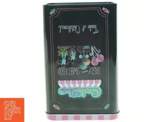 Metal dåse med Candy Shop design fra Honos (str. 20 x 10 x 13 cm)