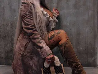 100% Læder/lammeskins jakke sælges 