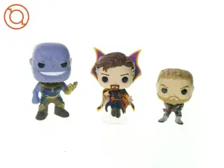 Funko pop fihutet - 3stk fra Marvel (str. 9 x 6 cm)