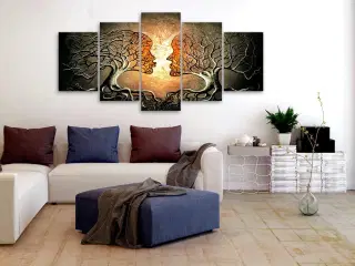 Billede - Love Entanglement - 200 x 100 cm - På italiensk lærred