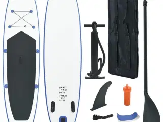 Paddleboardsæt SUP oppusteligt blå og hvid