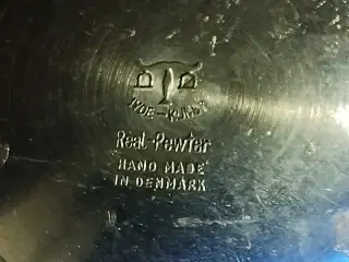 Real Pewter tin lysestage