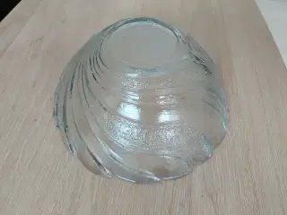 Glas Skål med "spiral mønster