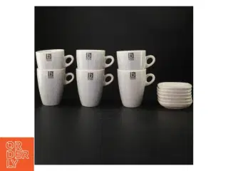 Broste Copenhagen espressokopper og underkopper fra Broste (str. H. 11 cm. ø. 8,5 cm)