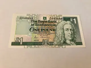 1 Pound Scotland 1989