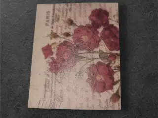 Elegant papirark med Paris’ romantiske vintage-sti