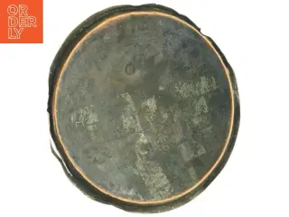 Antikt kobberlåg (str. 24 cm)