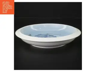 Blå Snerle blomstret fad fra Royal Copenhagen (str. Ø. 18,5 cm)