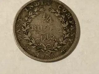 1/4 Rupee British India 1835