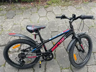 20” junior mountainbike med 6 gear
