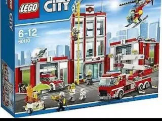 Lego City Stor Brandstation 60110 + Brandbil/hus