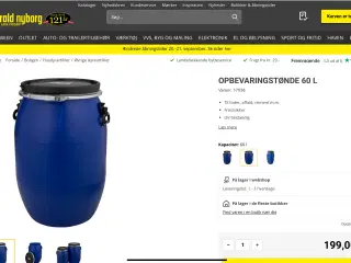 60 L fodertønder