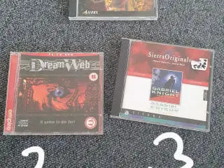 Retro vintage Ældre pc spil, 9 stk 360kr