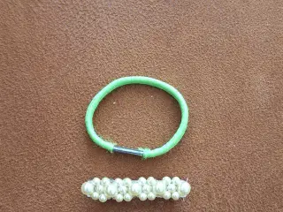Hårspænde med perler 