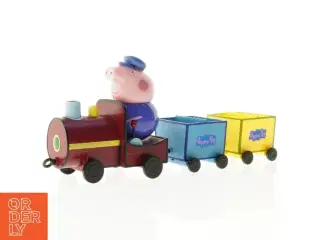 Peppa Pig legetøjstog fra Gurli Gris (str. 32 x 8 x 13 cm)