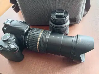 NIKON D3000 inkl kit. 