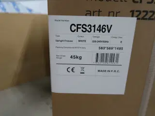 Fryseskab ELVITA CFS3146V