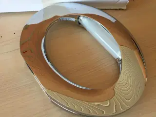 Designer lampe chrom