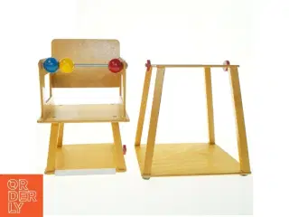 Høj stol til dukker (str. 35 cm. og 28 cm)
