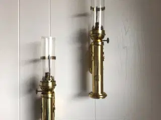 Messing Esso olie lamper