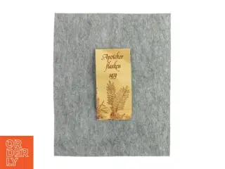 Apoteker flaske fra Holmegaard (str. LBH 9x10x22 cm)