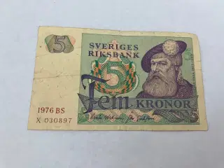 5 Kronor 1976 BS Sweden