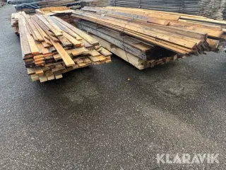 Lot: forskallings brædder forskellige størrelser
