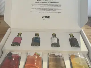 Njord Gin og Zone gaveæske med Twister glas