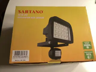 Ubrugt LED projektør med sensor