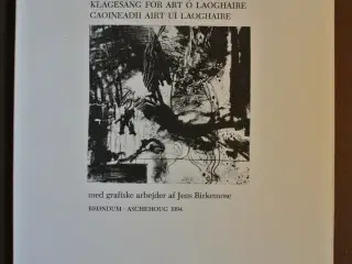klagesang for art o laoghaire med grafiske arbejde