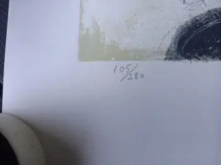 Jes Fomsgaard Litografi "Piano"