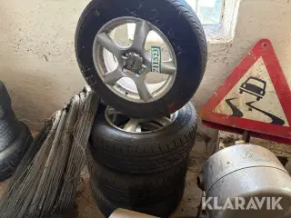 Dæk med fælge Mega wheels / hankook 16"