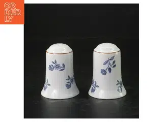 Ostindia Rrstrand salt- og pebersæt porcelæn (str. H. 7,5 cm)