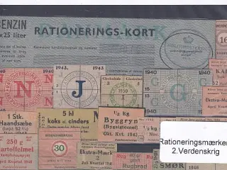 Rationeringsmærker - 2. Verdenskrig
