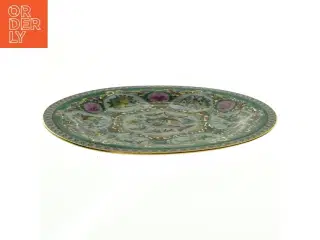 Dekorativt kinesisk porcelænstallerken