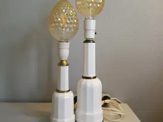 2 Heiberg bordlamper