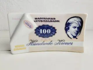 ⭐️- Retro sparebøsse i form af en 100 kr. seddel!