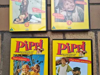 Pippi Langstrømpe DVD Film Samlet Pris 75Kr